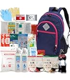 Amazon.co.jp: 備えて安心 20点 1人用 防災基本セット リュックが